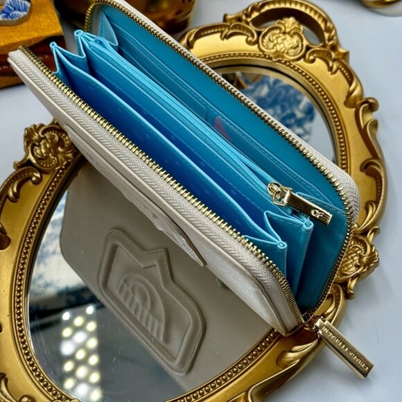 🆕 CHIARA FERRAGNI 🧿 BNIB Pastel Parchment Portafogli Wallet - Picture 15 of 16